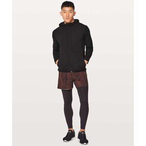 Lululemon Mens Surge Warm Black Full-Zip Hoodie Jacket Size S EUC 8342 rulu